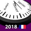 Calendrier 2018 France AdFree