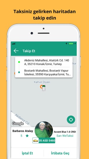 WeTaksi - İzmir'de Taksi Cepte(圖3)-速報App