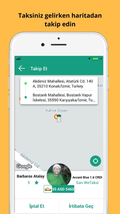 WeTaksi - İzmir'de Taksi Cepte