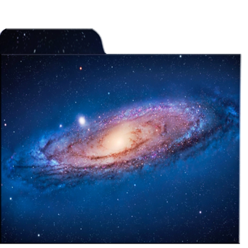 Universe Folder Change your folders look to an universe theme