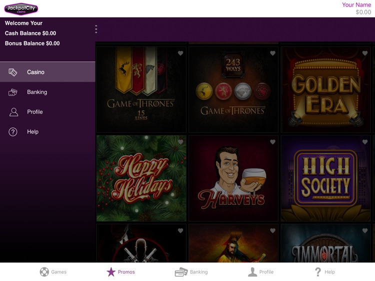 JackpotCity Premium Casino HD screenshot-8