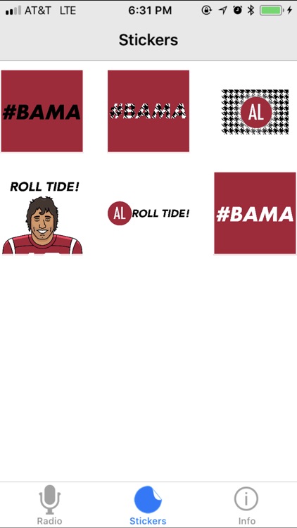 Radio for Alabama Football