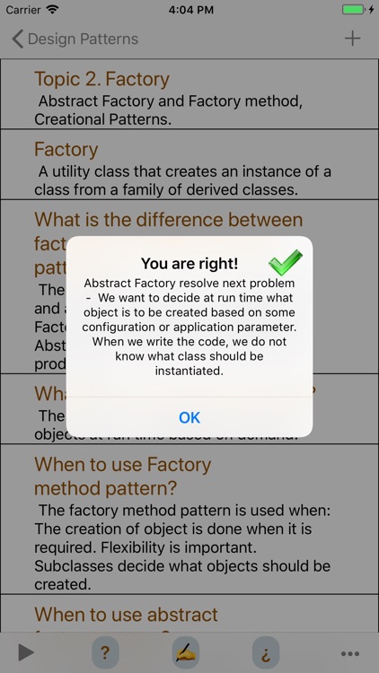 Design Patterns Interview screenshot-5