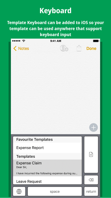 Template Manager screenshot 4