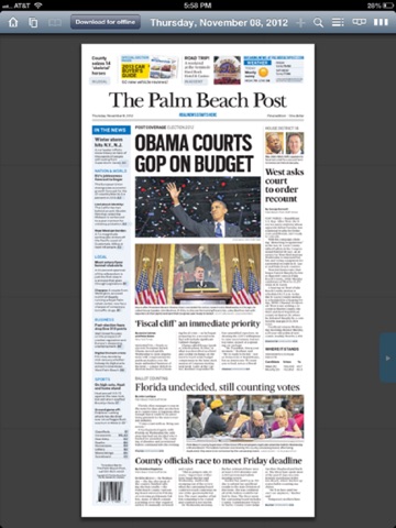 Palm Beach Post eEdition screenshot 2