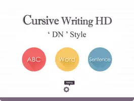 Game screenshot Cursive Writing HD DN Style mod apk