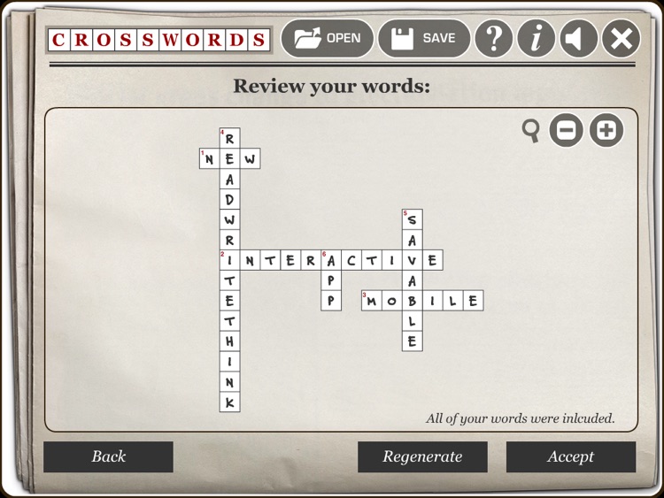 RWT Crosswords