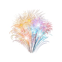 Fireworks Stickers+