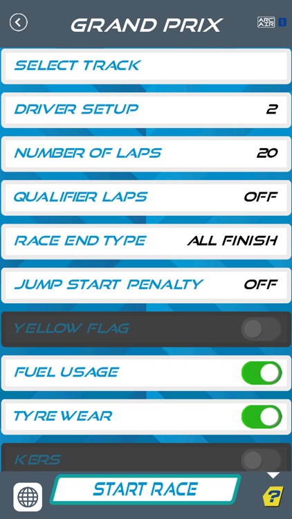 APP RACE CONTROL (LEGACY)