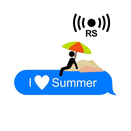 Animated Summer Silly Stickmen iOS App