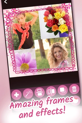 Flower Photo Frames & Stickers screenshot 3