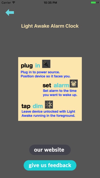 Light Awake Alarm Clock 2.0 screenshot 2