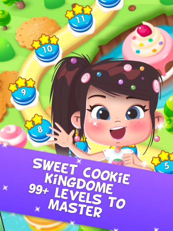 Sweet Cookie Crumbles Amazing match 3 swipe game Apps 148Apps
