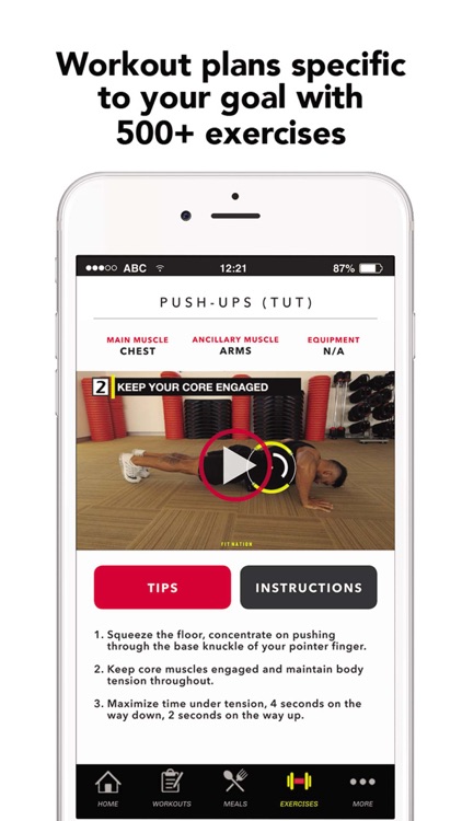 FitNation: Workout & Meal Plan