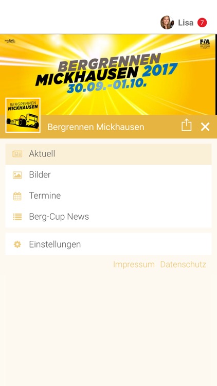 Bergrennen Mickhausen App