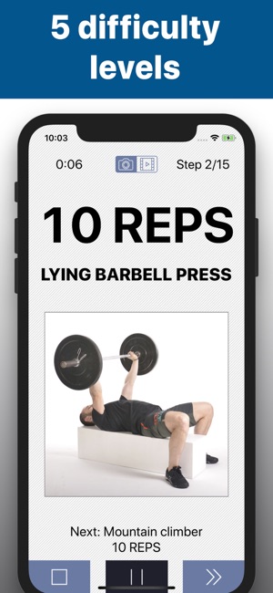 Barbell workout training hiit(圖3)-速報App