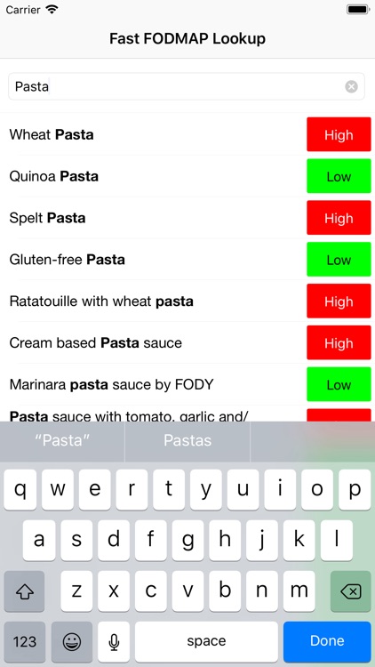 Fast FODMAP Lookup & Learn screenshot-3