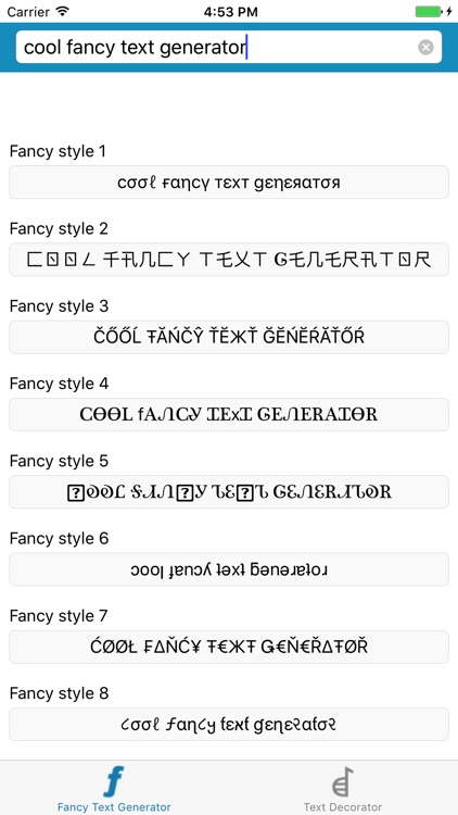 Cool Fancy Text Generator