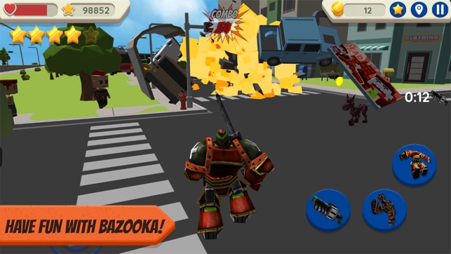 Robot Hero: City Simulator 3D(圖3)-速報App