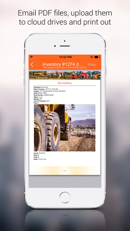 Heavy Equipment Inventory App screenshot-4
