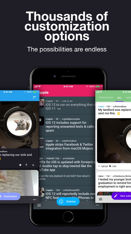 Slide for Reddit