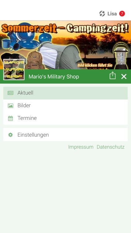 Mario's Military Shop