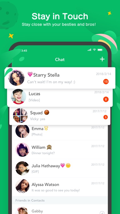 BOO! - Group Text & Video Chat