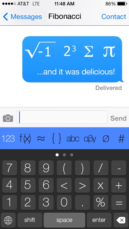 The Math Keyboard