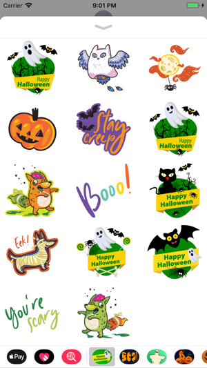 Happy Halloween Dreadful Emoji(圖2)-速報App