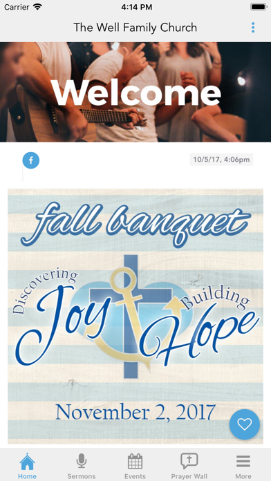 The Well Family Church App screenshot 2