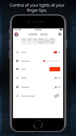 Huegasm for Philips Hue Lights(圖1)-速報App