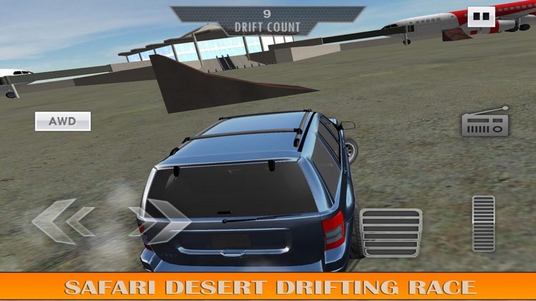 Desert Luxury Car Driving