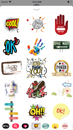 Cool Text Stickers