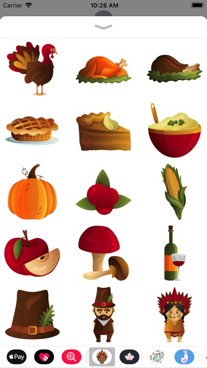 Thanksgiving Stickers & Emoji