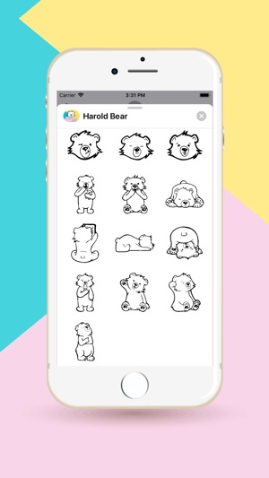 Harold Bear Sticker Pack(圖3)-速報App