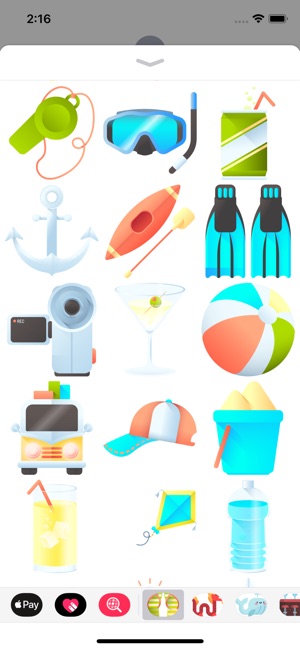 Sun, Sea And Sand Stickers(圖3)-速報App