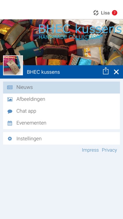 BHEC kussens