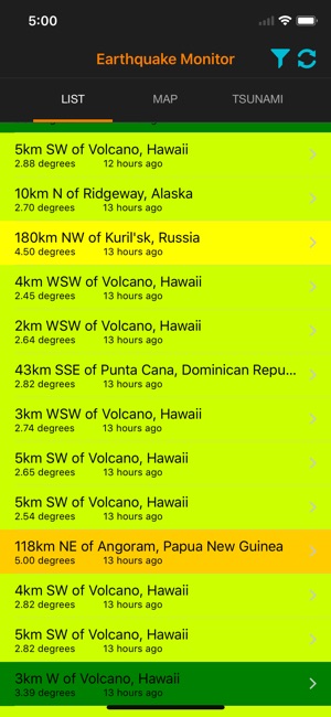 My Earthquake Monitor