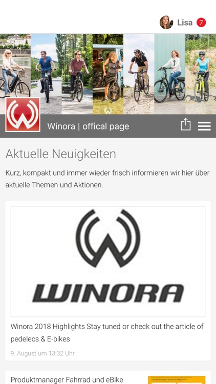 Winora | offical page