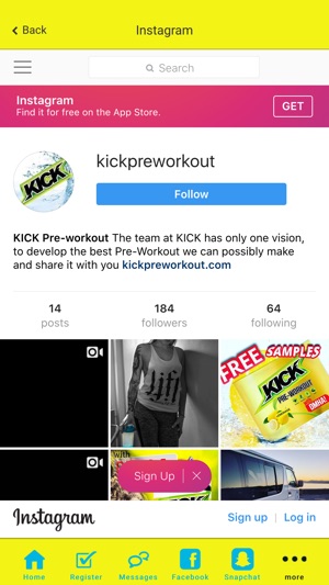 Kick Pre-Workout App(圖3)-速報App