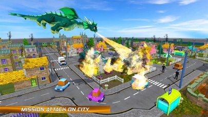 Flying Dragon Fire City Attack screenshot 4