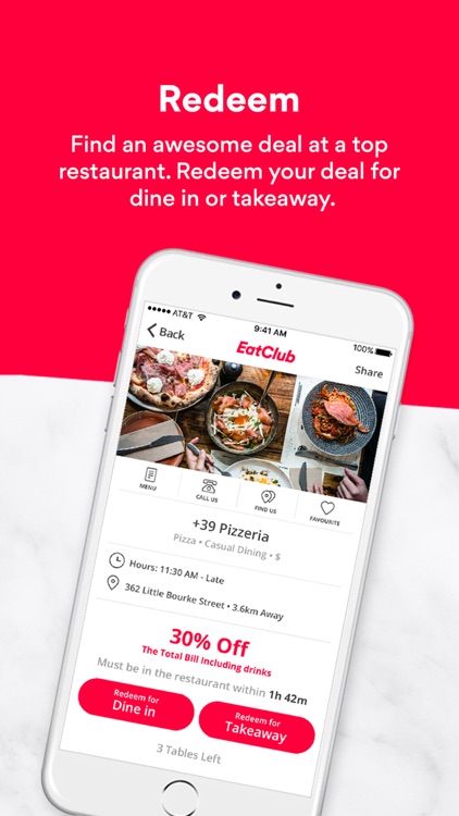 EatClub- Live Restaurant Deals