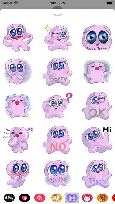 Jolly Jelly Emojis Sticker App screenshot 4