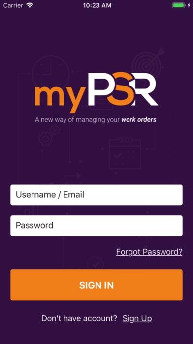 myPSR screenshot 2