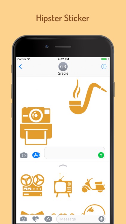 Hipster Stickers for iMessage