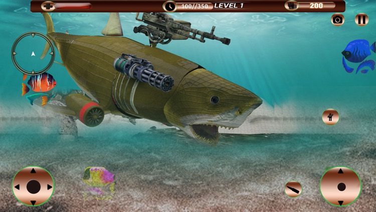 Angry Robot Shark Simulator - Pro