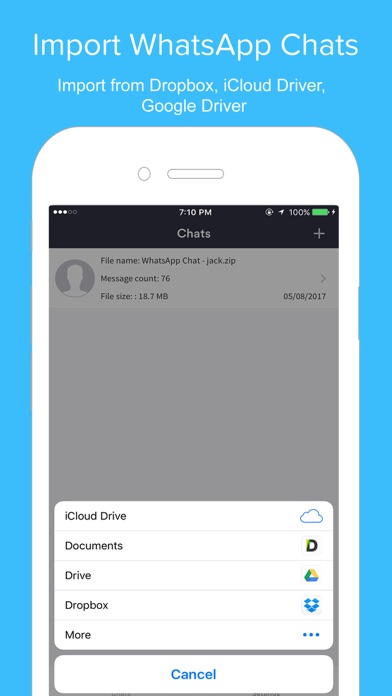 Chat Vault - Import Chat Messages & Secure Backup screenshot 3