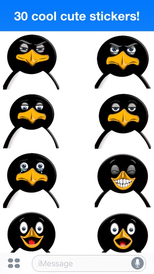 Penguin - Cute stickers(圖2)-速報App