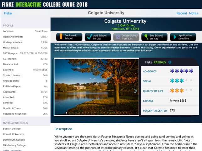 Fiske College Guide 2018(圖4)-速報App