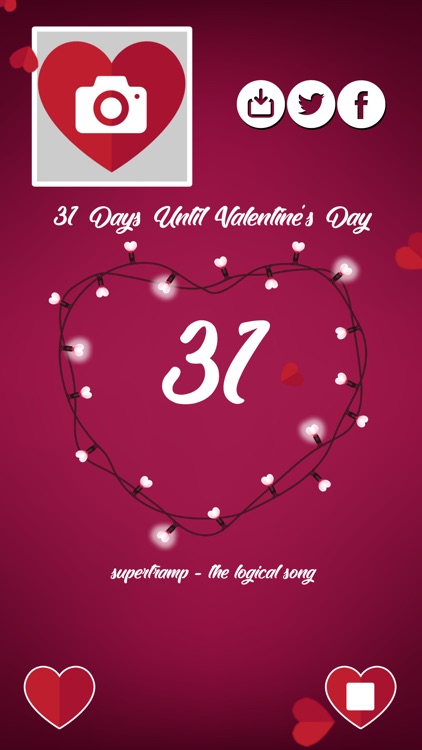 Countdown to Valentine's Day